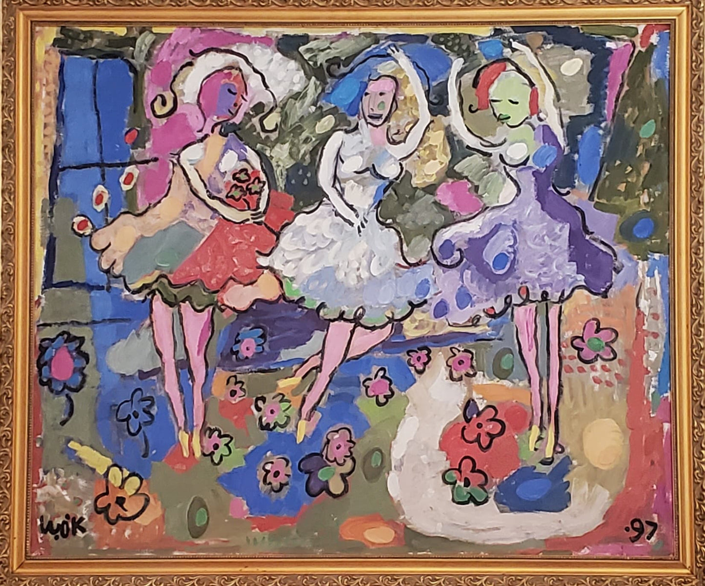 THREE DANCERS by W.O.K. (William O'Keefe)