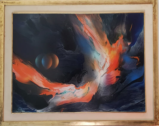 TWO SUNS by Leonardo Nierman
